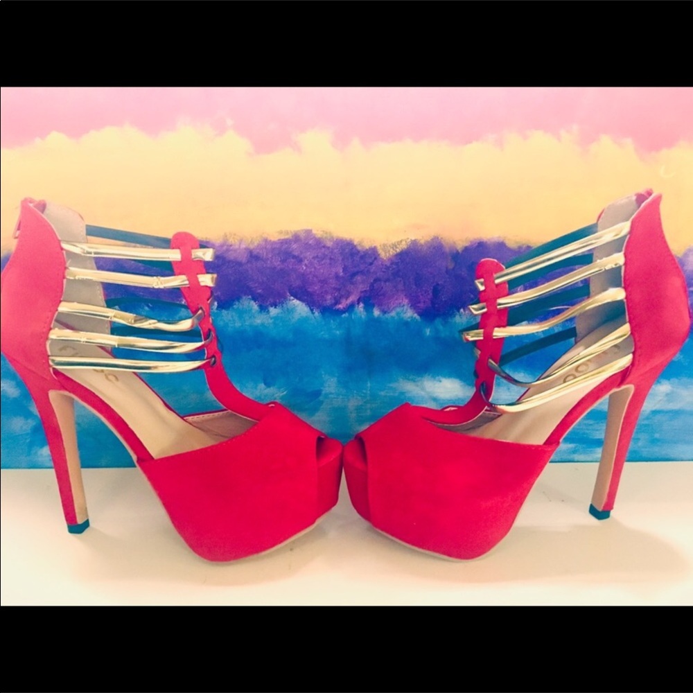 Red stilettos